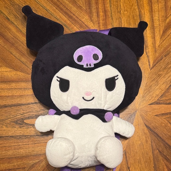Kuromi and My Melody Plush Backpacks - Picture 2 of 4